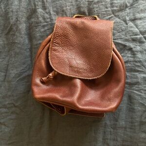 Portland Leather Company Bucket Backpack in Nutmeg